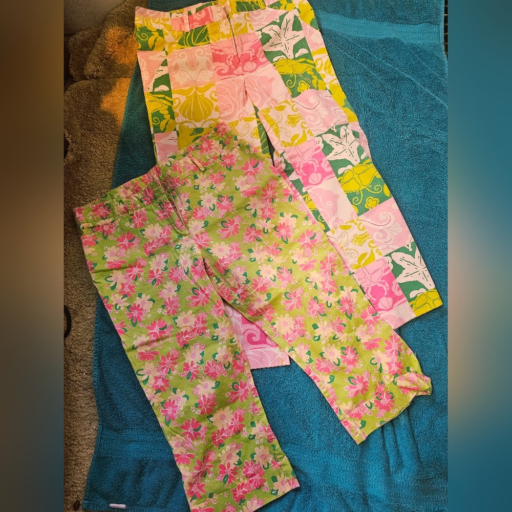 2 For $60.   2 Pair Capri Lilly Pulitzers